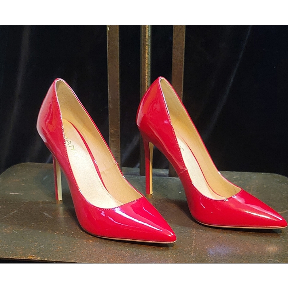 Liliana Sexy Red Patent Leather Heels